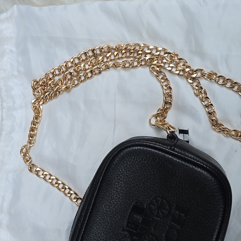 Coach Jes Black Stagecoach Crossbody Gold chain strap - Picture 7 of 11